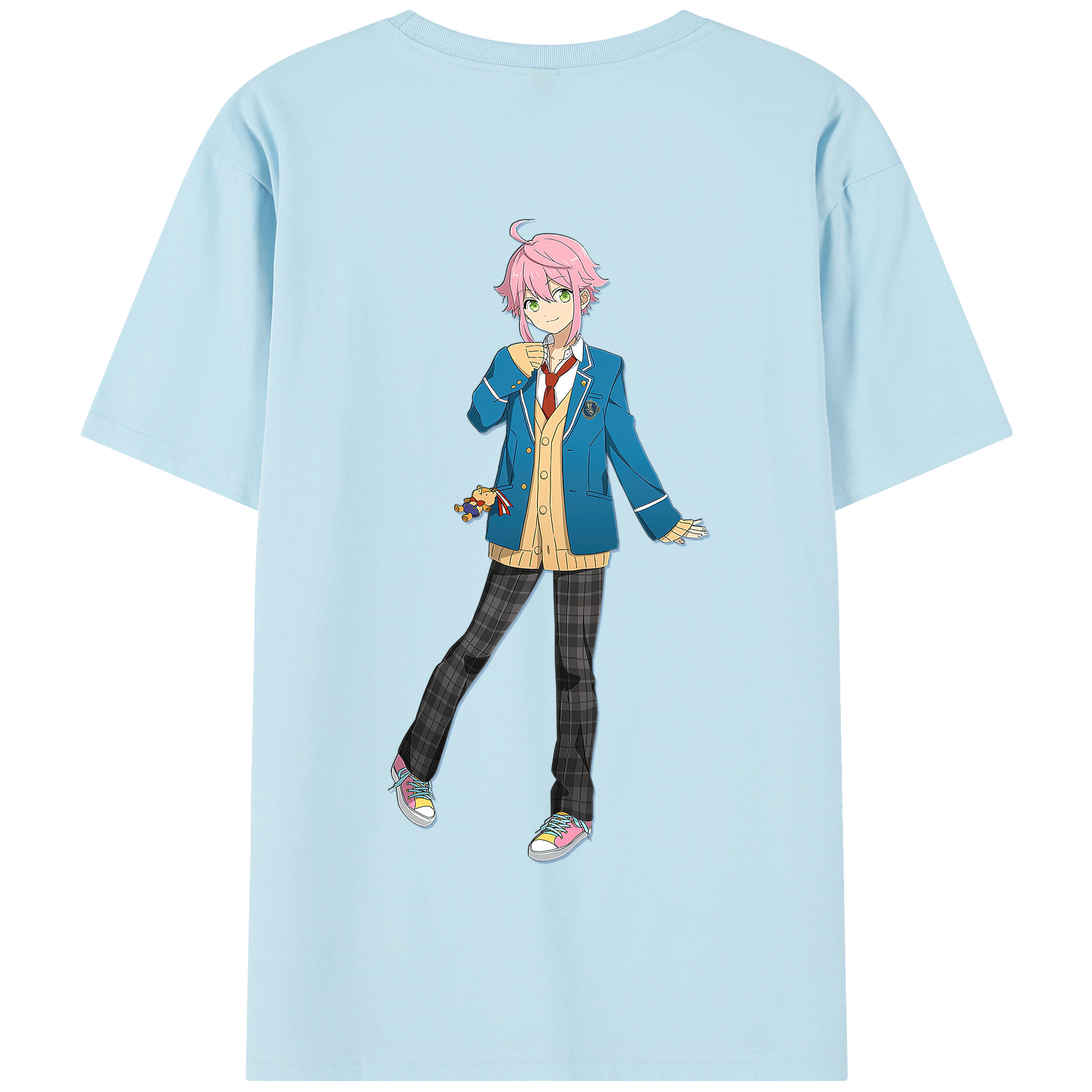 （画像用） あんさんぶるスターズ! Ensemble Stars 綿100％半袖Tシャツ（背面プリント）